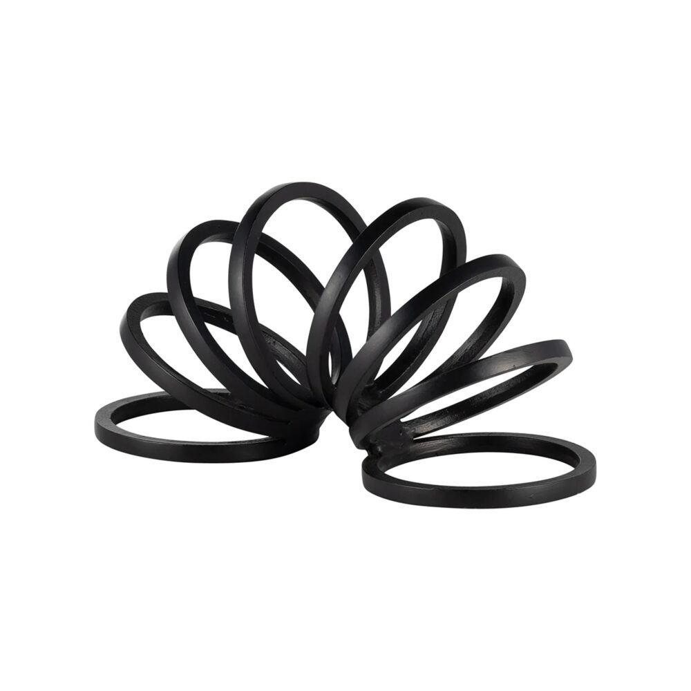 Escultura slinky negro