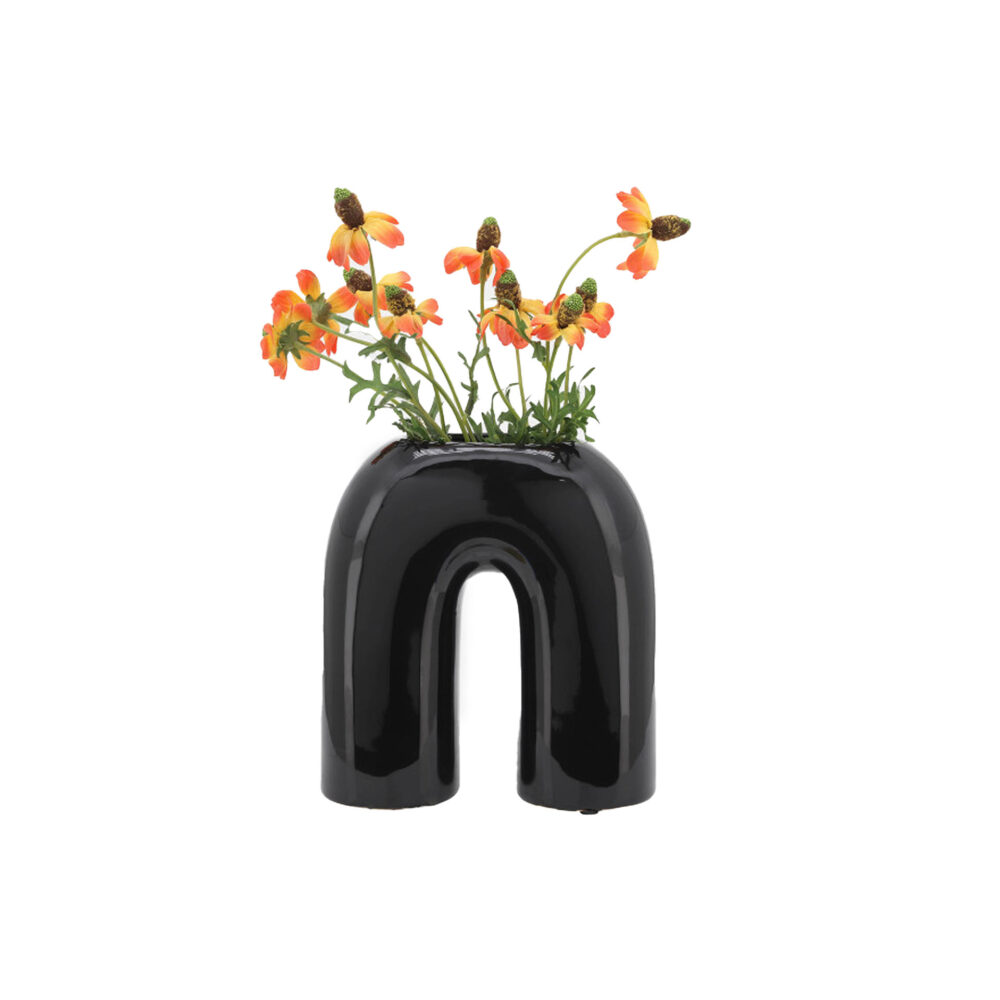 Florero Horseshoe negro - Image 3